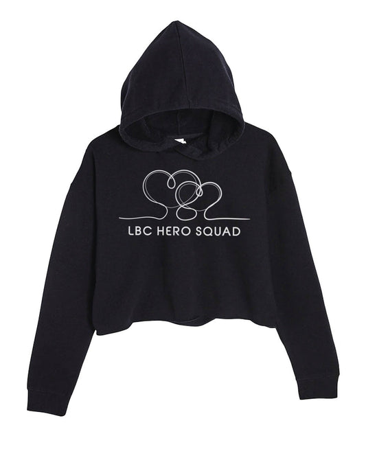 Women's | LBCHS Heart Logo | Crop Hoodie