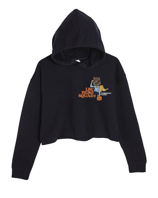 Women's | LBC Hero Squad Dez Bear | Crop Hoodie