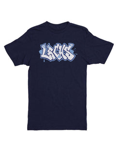 Unisex | LBCHS Blue Graffiti Logo | Crew