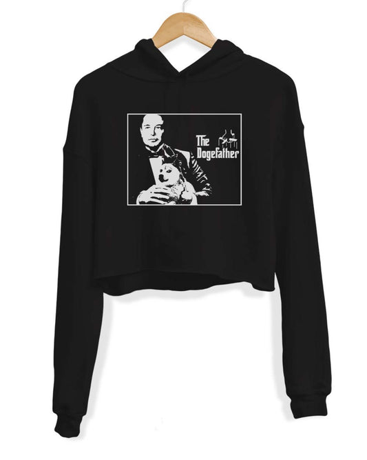 Women's | Dogefather | Crop Hoodie