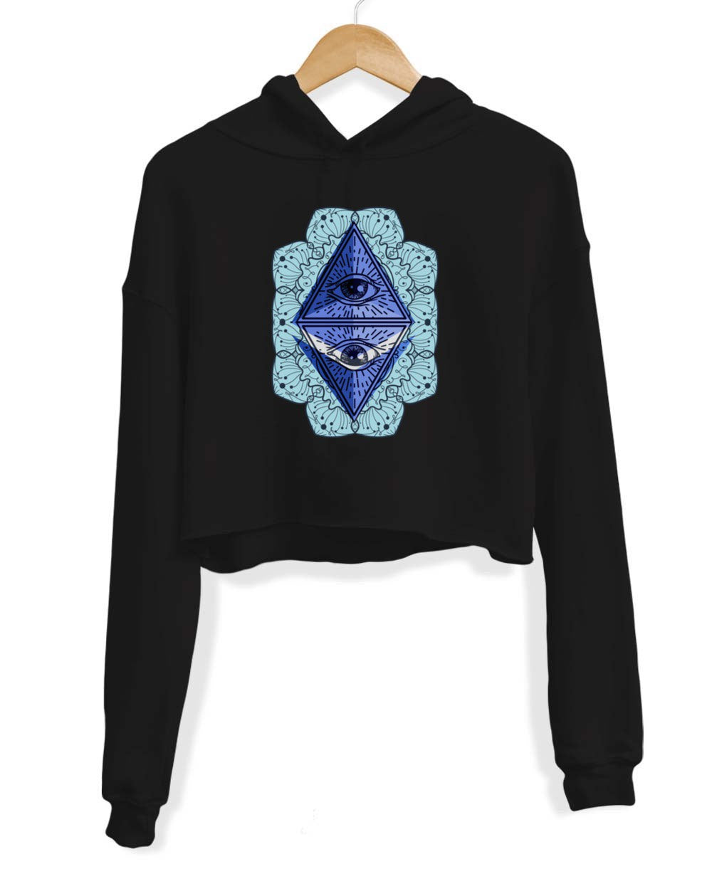 Women's | All Seeing Ethereum | Crop Hoodie