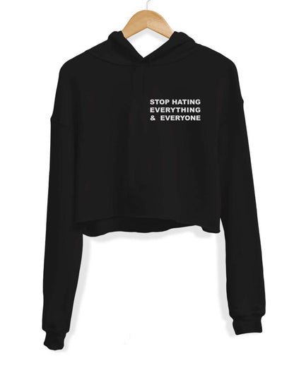 Unisex | Hate Everything | Crop Hoodie