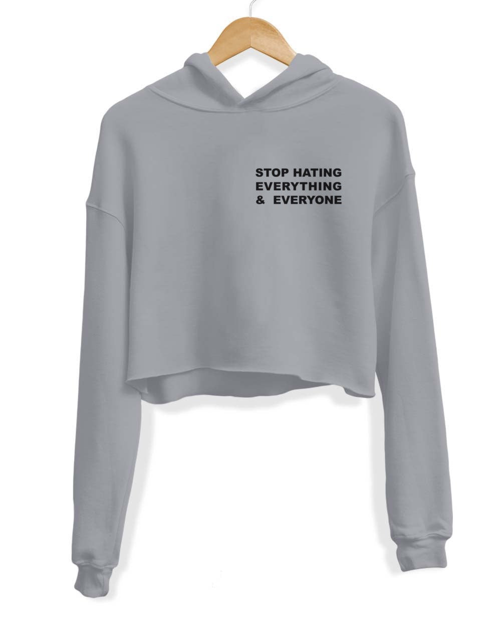 Unisex | Hate Everything | Crop Hoodie