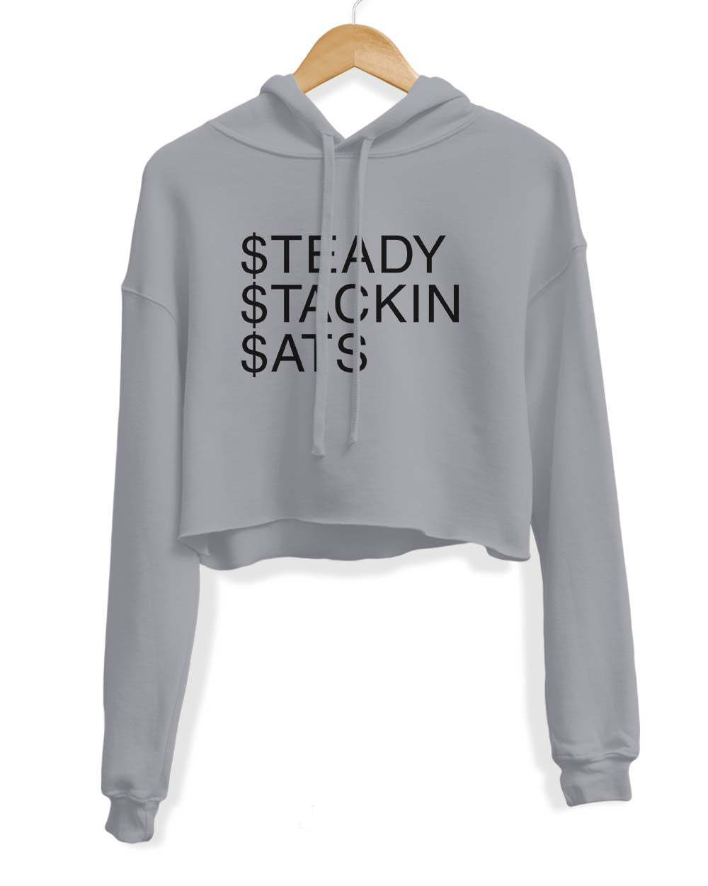 Women's | Stacking Sats | Crop Hoodie