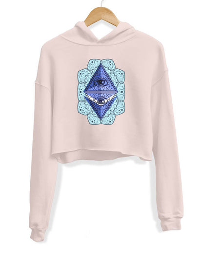 Women's | All Seeing Ethereum | Crop Hoodie