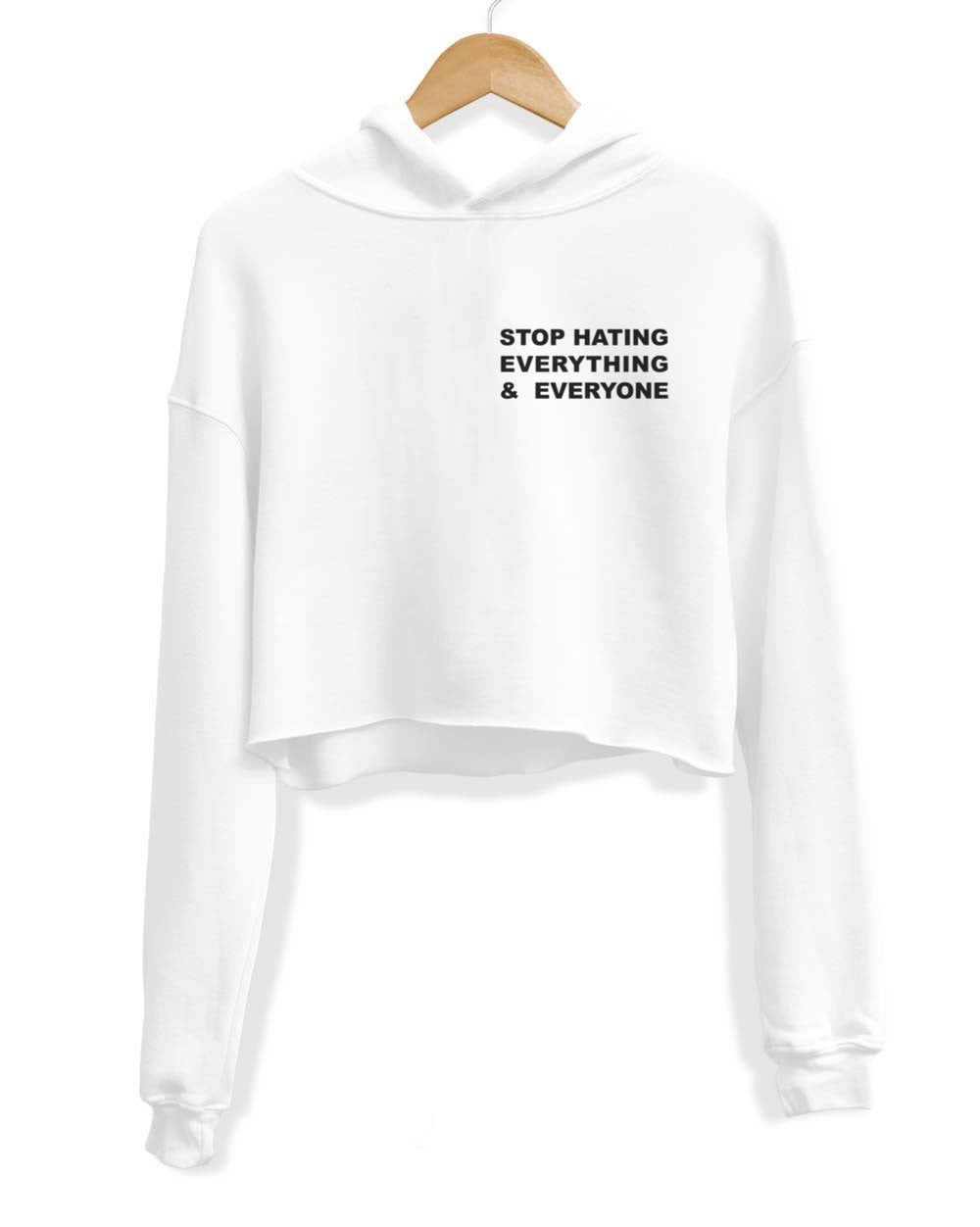 Unisex | Hate Everything | Crop Hoodie