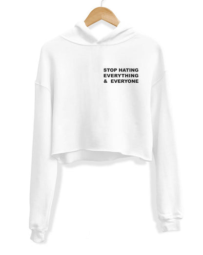 Unisex | Hate Everything | Crop Hoodie