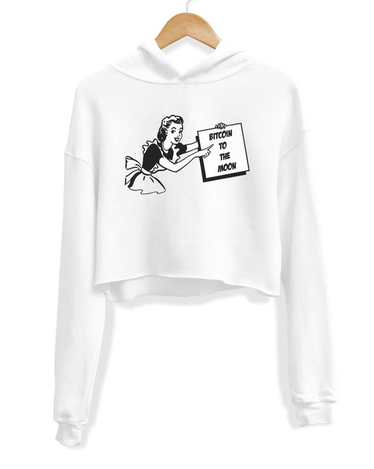 Women's | Listen to Mama | Crop Hoodie