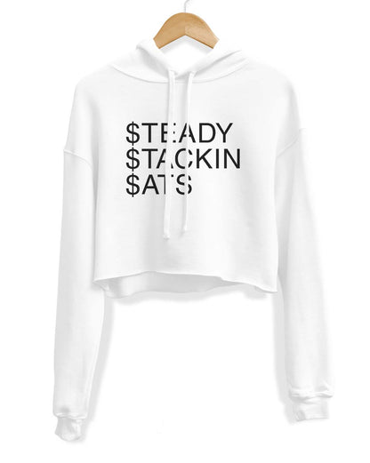 Women's | Stacking Sats | Crop Hoodie